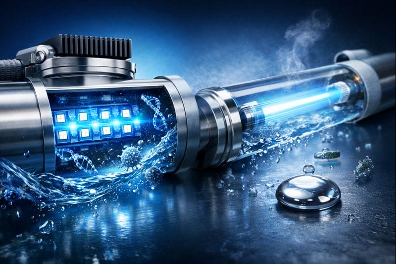 LED UVC vízfertőtlenítő lámpák – működési elv, összehasonlítás és előnyök az otthoni ivóvíztisztításban